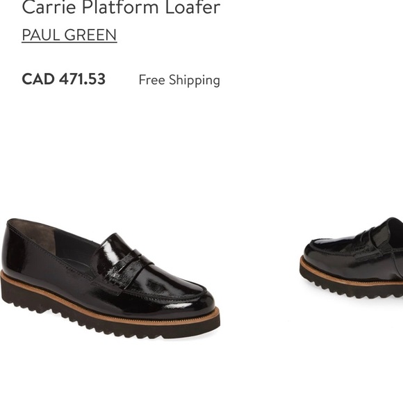 Paul Green, Burgundy, Carrie Platform Loafer - Picture 2 of 3